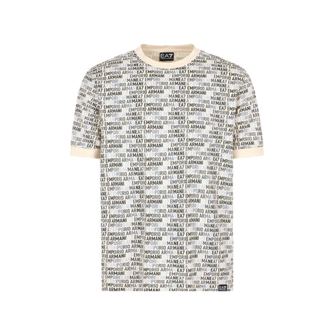 EA7 Emporio Armani T-shirt T-shirt Uomo stampa Monogram Logo S - Francavilla Moda